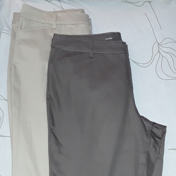 st john's bay plus size capris